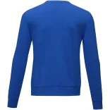 38231440 - Pulover barbatesc cu guler rotund - Zenon - ALBASTRU