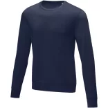 38231490 - Pulover barbatesc cu guler rotund - Zenon - BLEUMARIN