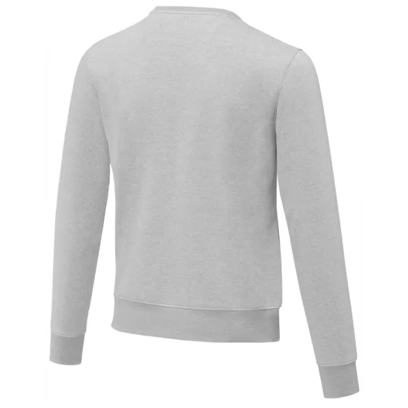 38231800 - Pulover barbatesc cu guler rotund - Zenon - HEATHER GREY