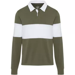   38237919 - Bluza polo unisex - bumbac organic - Clyde - VERDE/ALB