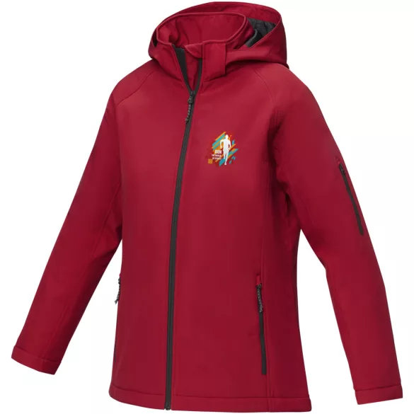 38339210 - Jacheta softshell captusita - pentru femei - Notus  - ROSU