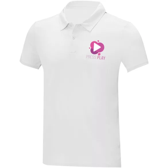 39094010 - Tricou polo cool-fit - pentru barbati - cu maneca scurta - Deimos - ALB