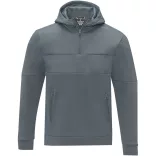 39472821 - Pulover tip hanorac cu fermoar - pentru barbati - Sayan - GRI OTEL
