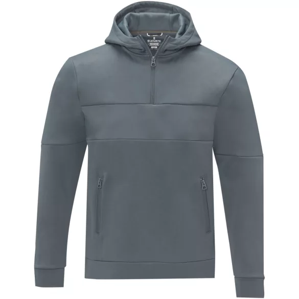 39472821 - Pulover tip hanorac cu fermoar - pentru barbati - Sayan - GRI OTEL
