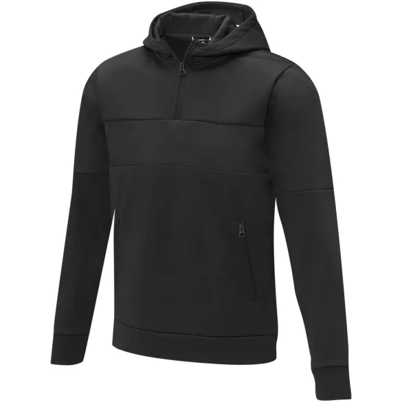 39472900 - Pulover tip hanorac cu fermoar - pentru barbati - Sayan - NEGRU