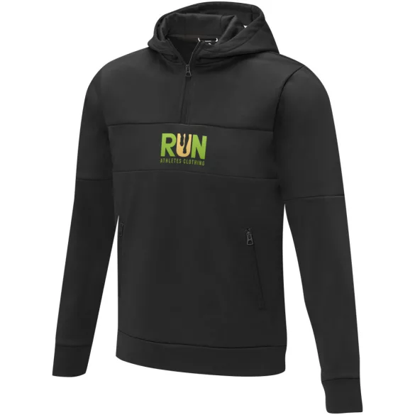 39472900 - Pulover tip hanorac cu fermoar - pentru barbati - Sayan - NEGRU