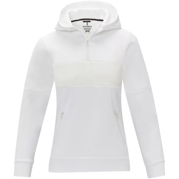39473014 - Pulover tip hanorac cu fermoar - pentru femei - Sayan - ALB