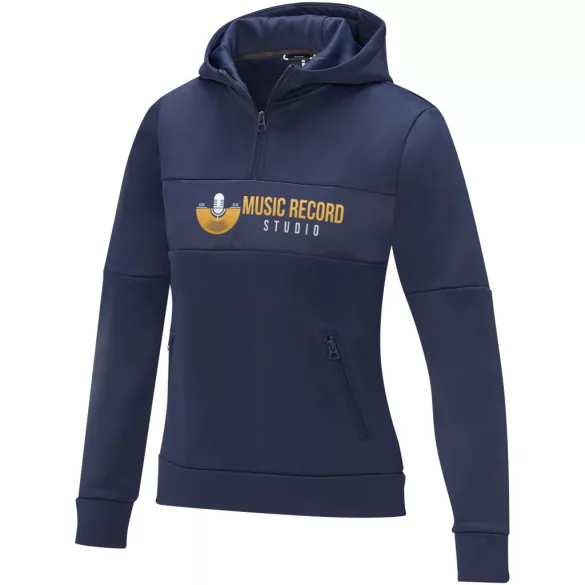39473551 - Pulover tip hanorac cu fermoar - pentru femei - Sayan - BLEUMARIN
