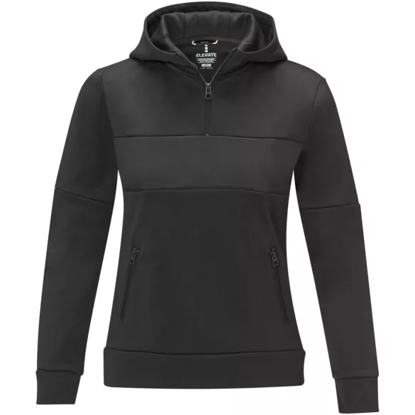 39473900 - Pulover tip hanorac cu fermoar - pentru femei - Sayan - NEGRU