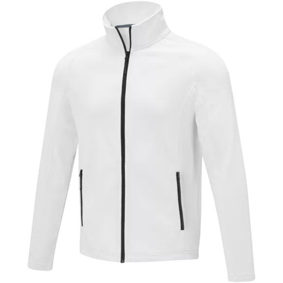 39474010 - Jacheta din fleece pentru barbati - Zelus - ALB