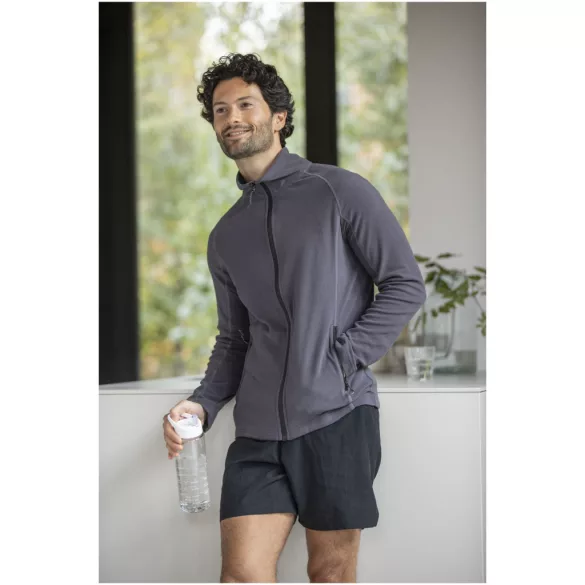 39474010 - Jacheta din fleece pentru barbati - Zelus - ALB