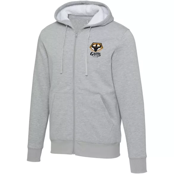 39507809 - Hanorac Natron sherpa cu fermoar - Natron - HEATHER GREY