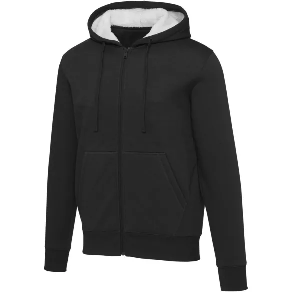 39507909 - Hanorac Natron sherpa cu fermoar - Natron - NEGRU