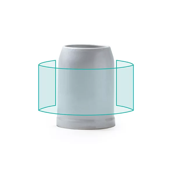 JR3987-Cana-ceramica-cu-finisaj-lucios-pentru-sublimare-700ml-SAMUI-ALB