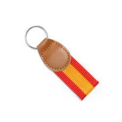 KO4080-Breloc-din-poliester-cu-design-de-steag-si-intaritura-din-PU-FLAG-SPANIA