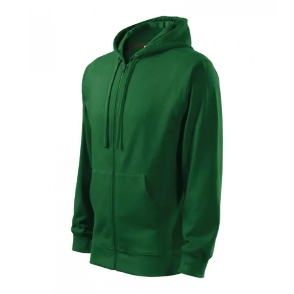 4100613-Hanorac-pentru-barbati-Trendy-Zipper-Verde-sticla