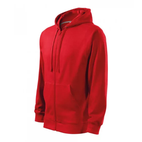 4100713-Hanorac-pentru-barbati-Trendy-Zipper-Rosu