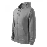 4101213-Hanorac-pentru-barbati-Trendy-Zipper-Gri-inchis