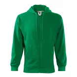 4101613-Hanorac-pentru-barbati-Trendy-Zipper-Verde-mediu