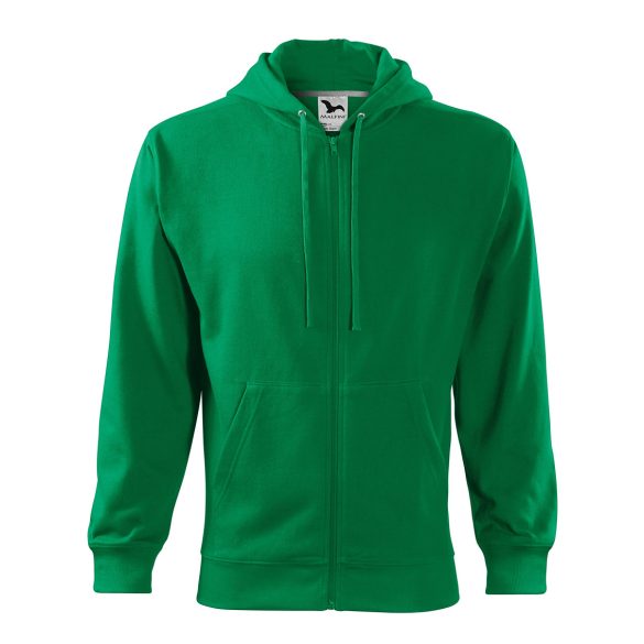 4101613-Hanorac-pentru-barbati-Trendy-Zipper-Verde-mediu