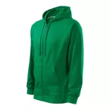 4101613-Hanorac-pentru-barbati-Trendy-Zipper-Verde-mediu