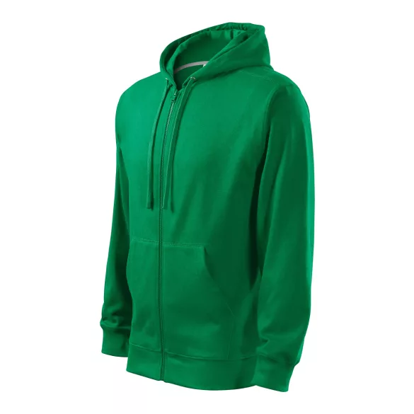 4101613-Hanorac-pentru-barbati-Trendy-Zipper-Verde-mediu