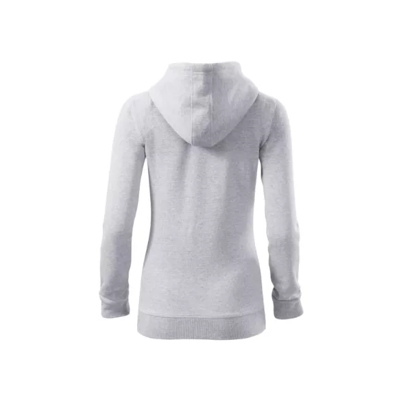 4110312 - Hanorac pentru dama - Trendy Zipper - [Gri deschis]