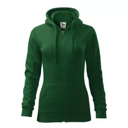 4110612-Hanorac-pentru-dama-Trendy-Zipper-Verde-sticla