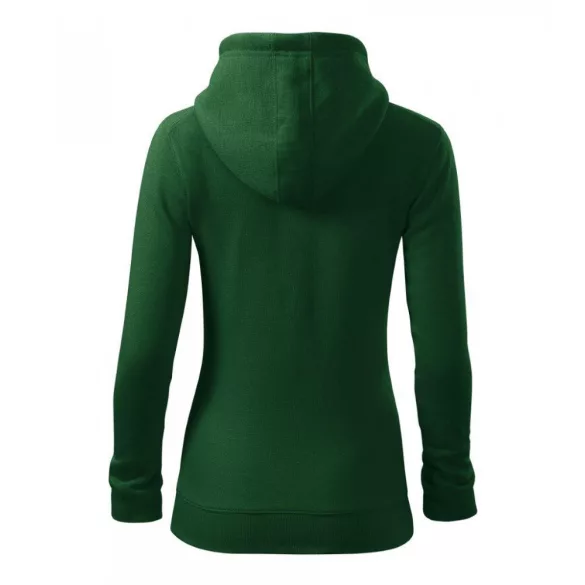 4110612-Hanorac-pentru-dama-Trendy-Zipper-Verde-sticla