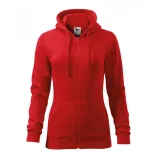 4110712-Hanorac-pentru-dama-Trendy-Zipper-Rosu