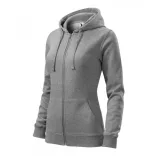 4111212-Hanorac-pentru-dama-Trendy-Zipper-Gri-inchis