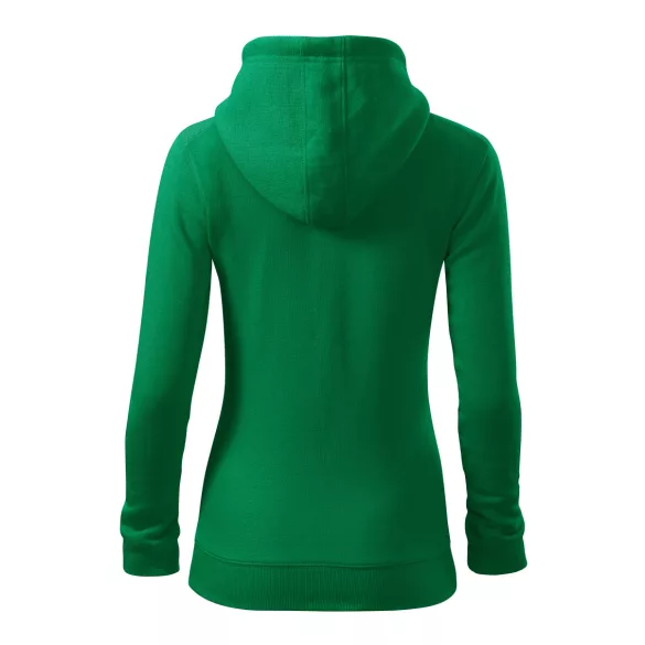 4111612-Hanorac-pentru-dama-Trendy-Zipper-Verde-mediu