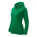 4111612-Hanorac-pentru-dama-Trendy-Zipper-Verde-mediu