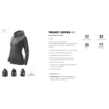 4113612-Hanorac-pentru-dama-Trendy-Zipper-Gri-Metalic
