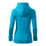 4114612-Hanorac-pentru-dama-Trendy-Zipper-Turcoaz