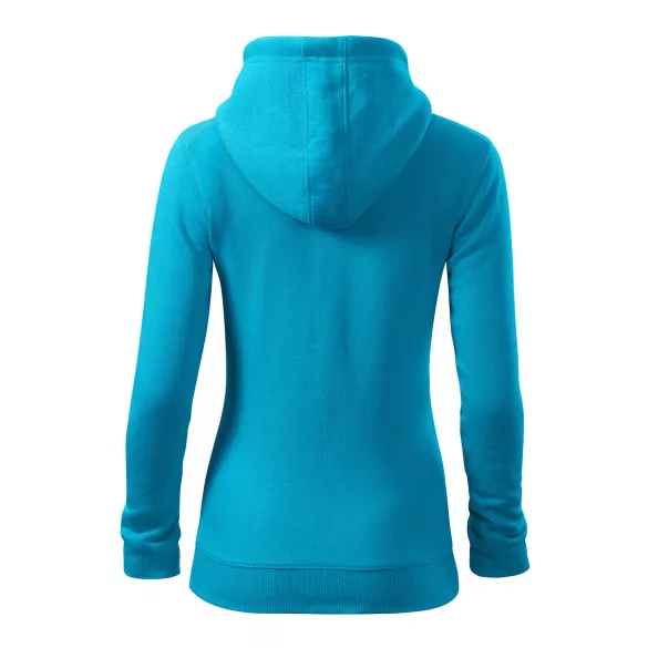 4114612-Hanorac-pentru-dama-Trendy-Zipper-Turcoaz