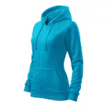 4114612-Hanorac-pentru-dama-Trendy-Zipper-Turcoaz