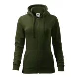 4116912 - Hanorac pentru dama - Trendy Zipper - [Military]