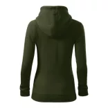 4116912 - Hanorac pentru dama - Trendy Zipper - [Military]