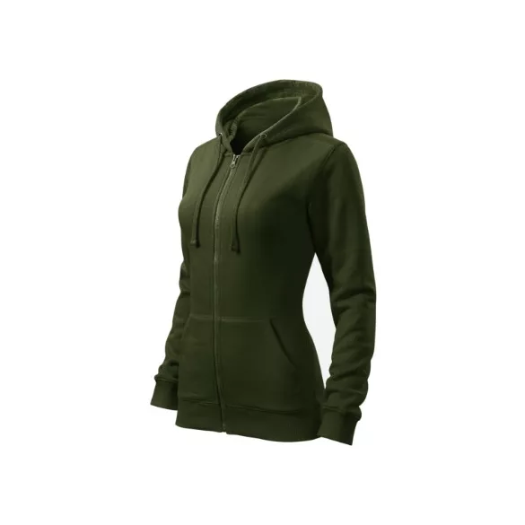 4116912 - Hanorac pentru dama - Trendy Zipper - [Military]