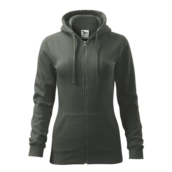 4117212-Hanorac-pentru-dama-Trendy-Zipper-Gri-Ardezie
