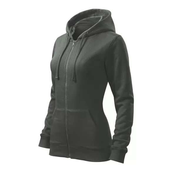 4117212-Hanorac-pentru-dama-Trendy-Zipper-Gri-Ardezie