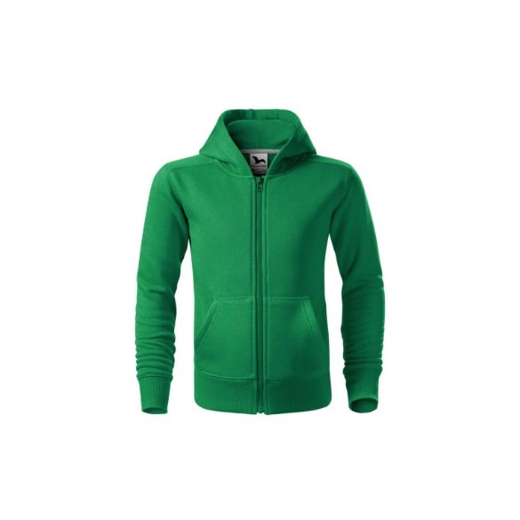 4121607 - Hanorac pentru copii - Trendy Zipper - [Verde mediu]