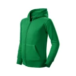 4121607 - Hanorac pentru copii - Trendy Zipper - [Verde mediu]