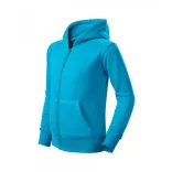 4124407-Hanorac-pentru-copii-Trendy-Zipper-Turcoaz