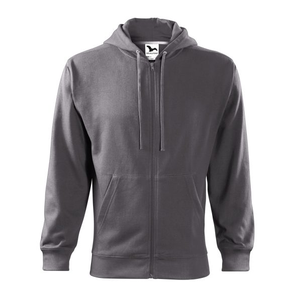 4136213-Hanorac-pentru-barbati-Trendy-Zipper-Gri-Metalic