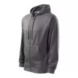 4136213-Hanorac-pentru-barbati-Trendy-Zipper-Gri-Metalic