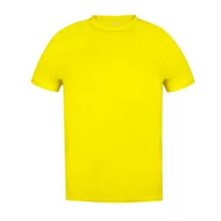   4184-005FMK - Tricou pentru adulti - Tecnic Plus - YELLOW FLUOR