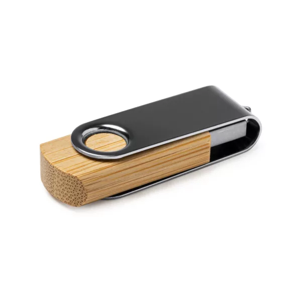 US4190-Stick-USB-cu-corp-natural-din-bambus-si-clema-oscilanta-metalica-ULDON-BAMBUS