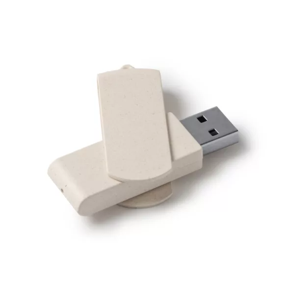 US4193-Stick-de-memorie-USB-cu-structura-principala-si-clema-pivotanta-din-fibra-de-grau-KINOX-NATURAL